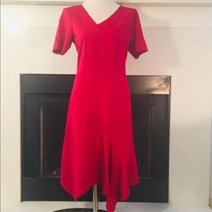Exclusive-  Elie Tahari  Ruby Red Dress